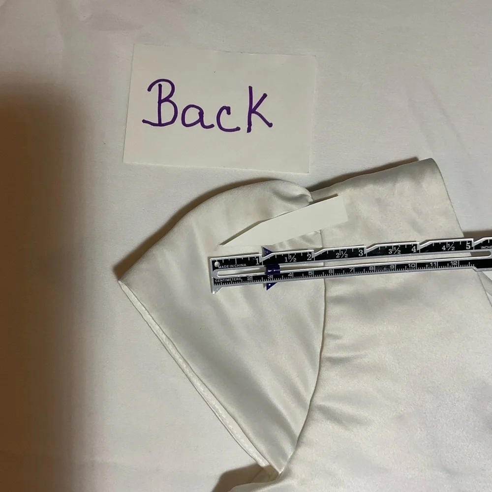 Gymboree Girls Size 12 White Satin Short Sleeve Dress NWT - Formal